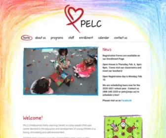 Pelc.us(Presbyterian Early Learning Center) Screenshot