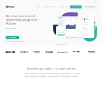 Pelcro.com(Pelcro is the #1 Content Subscription Platform) Screenshot