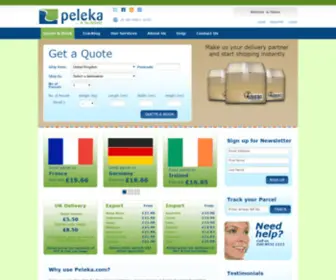 Peleka.com(Parcel Delivery) Screenshot