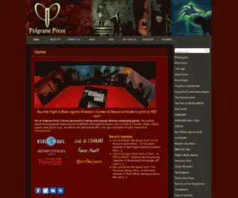 Pelgranepress.com(Pelgrane Press Ltd) Screenshot