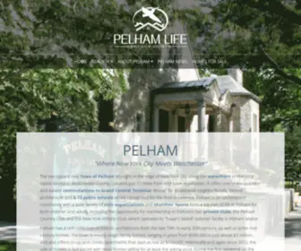 Pelhamlife.net(Where New York City Meets Weschester) Screenshot