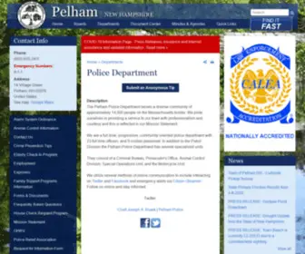 Pelhampolice.com(Police Department) Screenshot