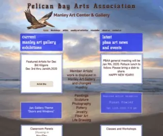 Pelicanbayartsassociation.org(Home for 2020) Screenshot