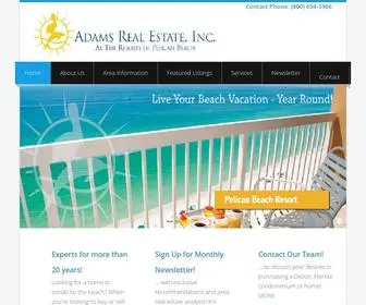 Pelicanbeachrealestate.com(Destin FL Real Estate) Screenshot