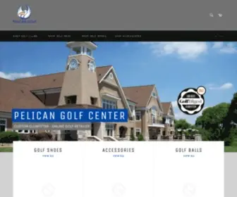 Pelicangolfcenter.com(Custom Golf Club Fittings) Screenshot