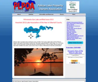 Pelicanlakemn.org(Pelican Lake Proptery Owners Association (PLPOA)) Screenshot