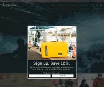 Pelicanprogear.com(PELICAN ProGear) Screenshot