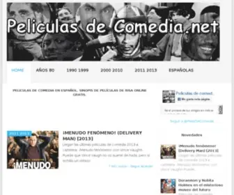 Peliculasdecomedia.net(Peliculas de comedia en español) Screenshot