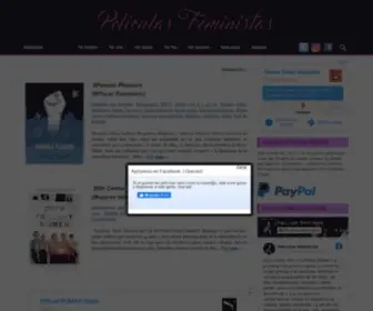 Peliculasfeministas.com(Películas feministas) Screenshot