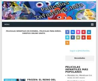 Peliculasinfantiles.info(Peliculas infantiles en español) Screenshot