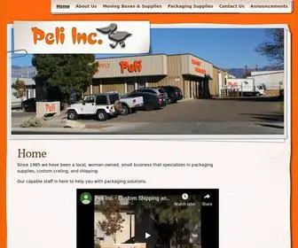 Peliinc.com(Peli Inc) Screenshot