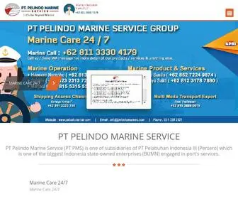 Pelindomarine.com(Indonesian Marine Companies in Pilotage) Screenshot