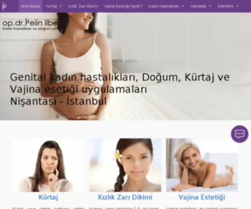 Pelinilbeyi.com(Kadın hastalıkları) Screenshot