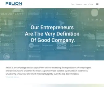 Pelionvp.com(Pelion Venture Partners) Screenshot