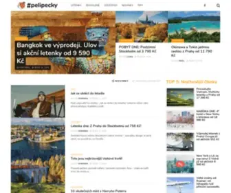 Pelipecky.cz(Levné letenky) Screenshot