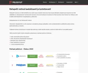 Pelisivut.com(Rahapelit netissä) Screenshot