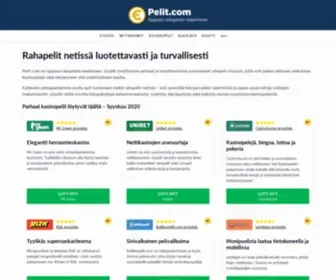 Pelit.com(Rahapelit netissä) Screenshot
