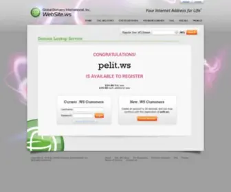 Pelit.ws(Your Internet Address For Life) Screenshot