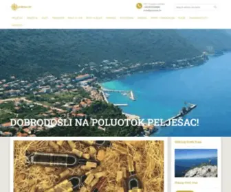 Peljesac.hr(Pelješac) Screenshot