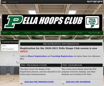 Pellahoopsclub.com(Pella Hoops Club) Screenshot