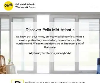 Pellamidatlantic.com(Pella Mid) Screenshot