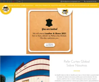 PellecurtexGlobal.com(Pelle Curtex Global) Screenshot