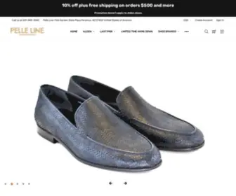 Pelleline.com(Mens designer shoes) Screenshot