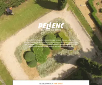 Pellenc.com(Constructeur d'outils à batterie pour la vitiviniculture) Screenshot