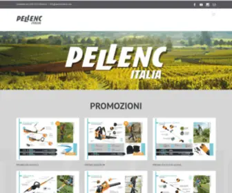 Pellencitalia.com(Home Pellenc) Screenshot