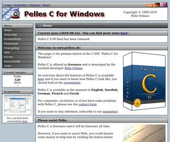 Pellesc.de(Pelles C forum) Screenshot