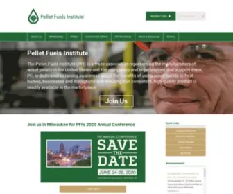Pelletheat.org(Pellet Fuels Institute) Screenshot