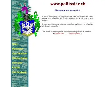 Pellissier.ch(Site) Screenshot