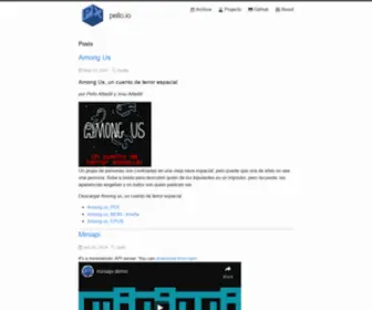 Pello.io(Pello Xabier Altadill Izura´s personal site) Screenshot