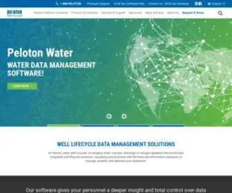 Peloton.com(Oil and Gas Software Company) Screenshot