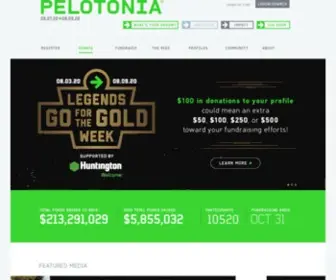 Pelotonia.org(Pelotonia) Screenshot