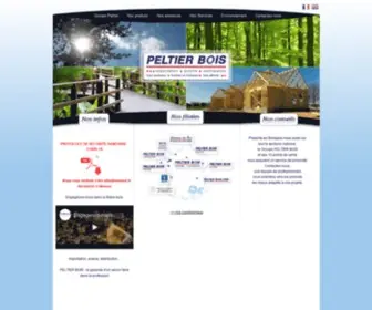 Peltierbois.com(Bois) Screenshot