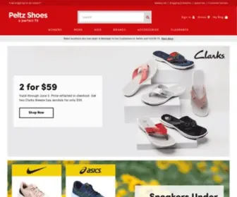 Peltzshoes.com(Buy Shoes Online) Screenshot