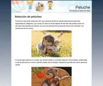 Peluche.com.es(Peluche) Screenshot