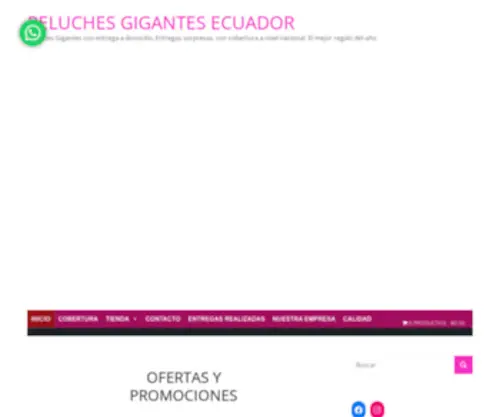 Peluchesgigantesecuador.com(PELUCHES GIGANTES ECUADOR) Screenshot