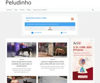 Peludinho.com.br(Hosted by) Screenshot