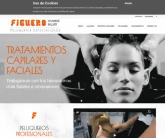 Peluqueriasfiguero.com(Centro Capilar Especializado) Screenshot