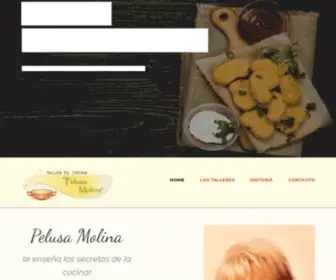 Pelusamolina.com.ar(Taller de Cocina Pelusa Molina) Screenshot