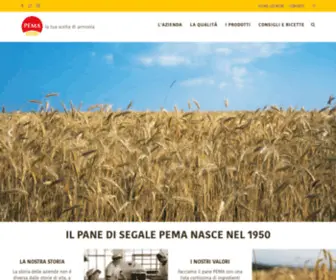 Pema.com(Il pane di segale Pema nasce nel 1950) Screenshot