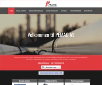 Pemac.no(HJEM) Screenshot