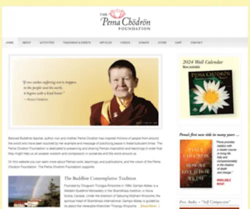 Pemachodronfoundation.org(The Buddhist Contemplative Tradition) Screenshot