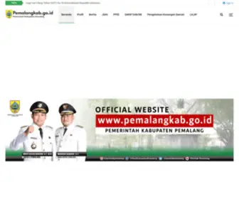 Pemalangkab.go.id(Pemalang Pusere Jawa) Screenshot