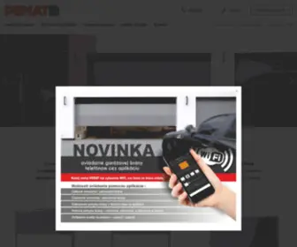 Pematbrany.sk(Garážové brány PEMAT) Screenshot