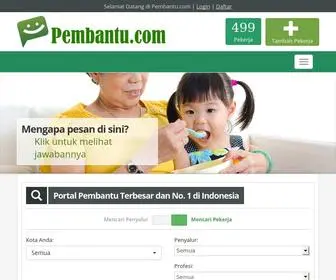 Pembantu.com(Pembantu, Baby Sitter & Sopir) Screenshot