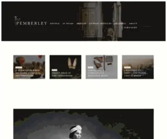 Pemberleymagazine.com(The Pemberley) Screenshot