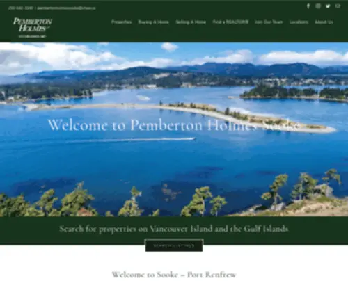 Pembertonholmessooke.com(Houses for Sale in Sooke) Screenshot